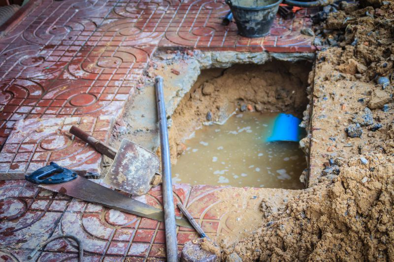 Broken Pipe Repair detail